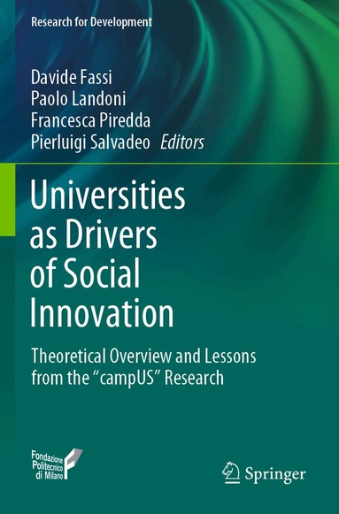 Davide Fassi, Paolo Landoni, Francesca Piredda, Pierluigi Salvadeo - Universities as Drivers of Social Innovation, Häftad