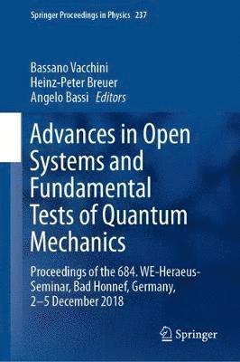 bokomslag Advances in Open Systems and Fundamental Tests of Quantum Mechanics