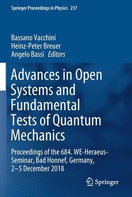 bokomslag Advances in Open Systems and Fundamental Tests of Quantum Mechanics