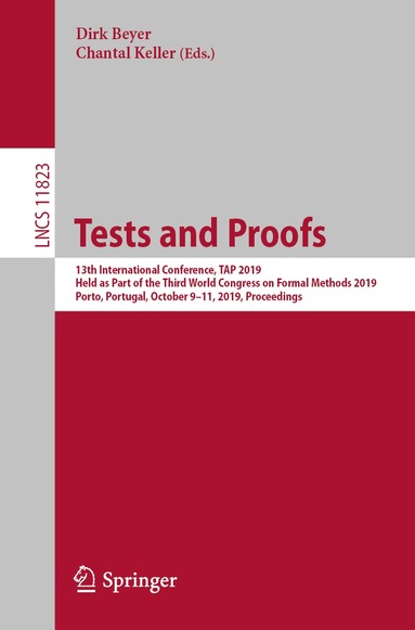 Dirk Beyer, Chantal Keller - Tests and Proofs, Häftad