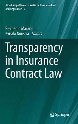 bokomslag Transparency in Insurance Contract Law