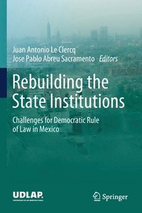bokomslag Rebuilding the State Institutions