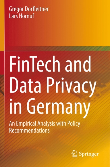 bokomslag FinTech and Data Privacy in Germany