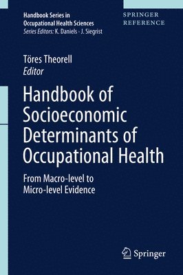 bokomslag Handbook of Socioeconomic Determinants of Occupational Health