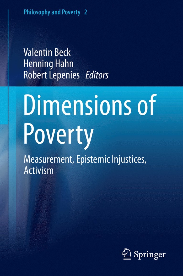Valentin Beck, Henning Hahn, Robert Lepenies - Dimensions of Poverty, Inbunden