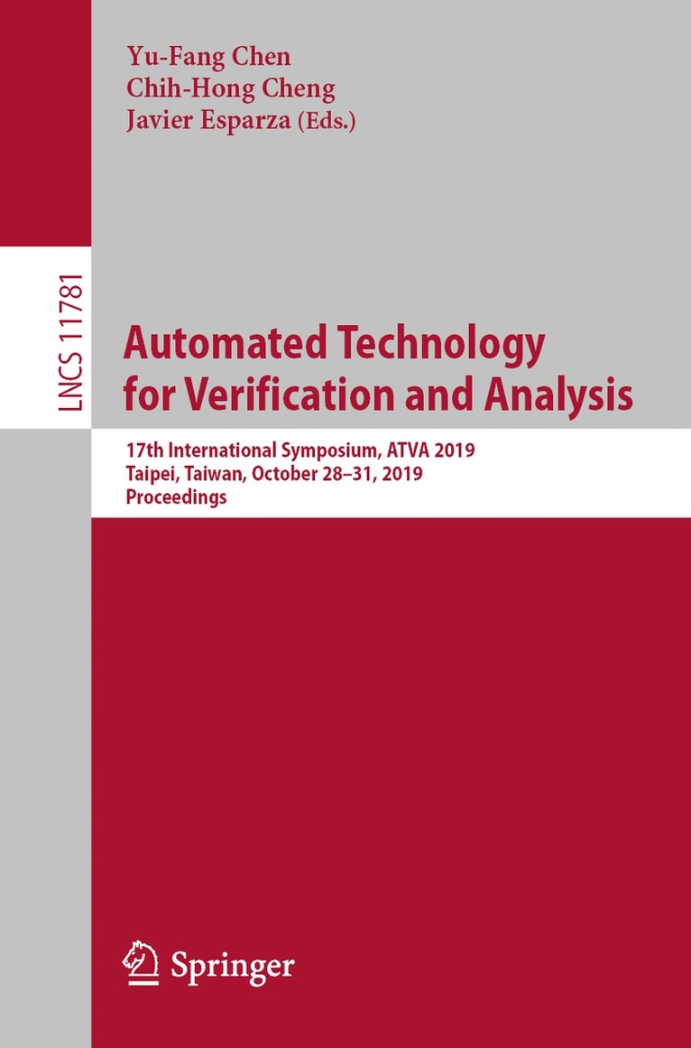 Automated Technology for Verification and Analysis 1