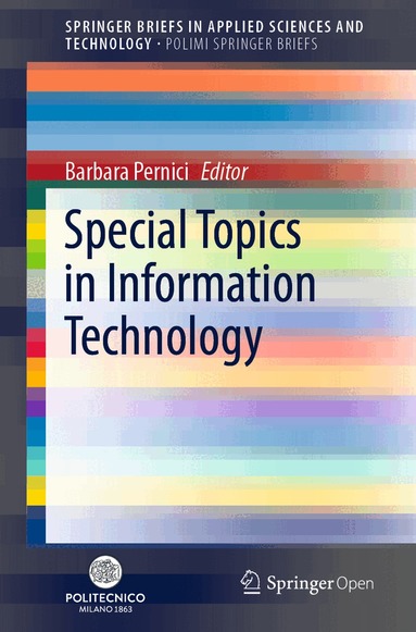 Barbara Pernici - Special Topics in Information Technology, Häftad
