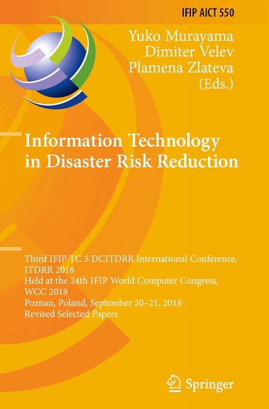 Yuko Murayama, Dimiter Velev, Plamena Zlateva - Information Technology in Disaster Risk Reduction, Häftad