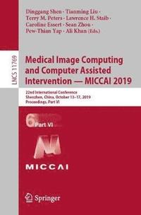 bokomslag Medical Image Computing and Computer Assisted Intervention  MICCAI 2019