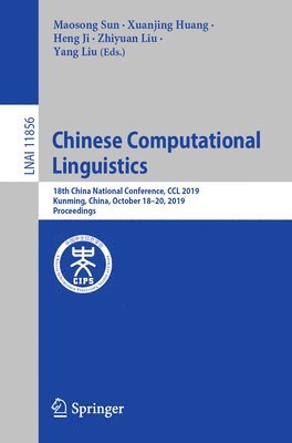 Chinese Computational Linguistics 1