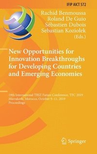 bokomslag New Opportunities for Innovation Breakthroughs for Developing Countries and Emerging Economies