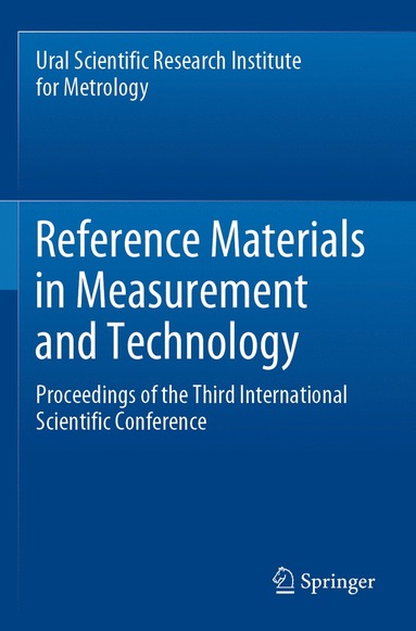 bokomslag Reference Materials in Measurement and Technology