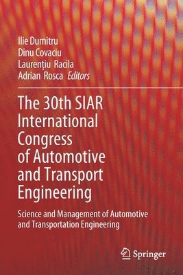 bokomslag The 30th SIAR International Congress of Automotive and Transport Engineering