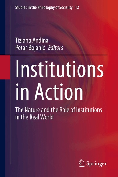 Tiziana Andina, Petar Bojanić - Institutions in Action, Inbunden