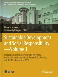 bokomslag Sustainable Development and Social ResponsibilityVolume 1