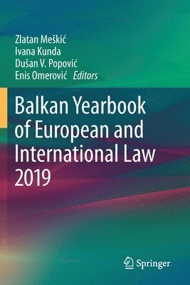 bokomslag Balkan Yearbook of European and International Law 2019