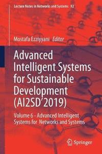 bokomslag Advanced Intelligent Systems for Sustainable Development (AI2SD2019)