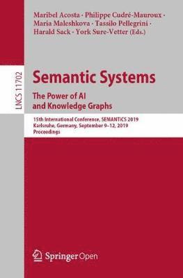 bokomslag Semantic Systems. The Power of AI and Knowledge Graphs