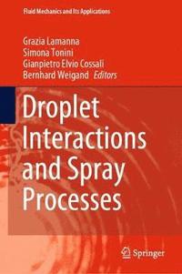 bokomslag Droplet Interactions and Spray Processes