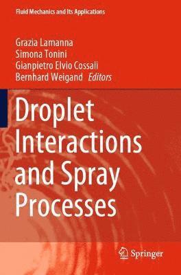 Droplet Interactions and Spray Processes 1