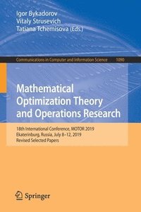 bokomslag Mathematical Optimization Theory and Operations Research