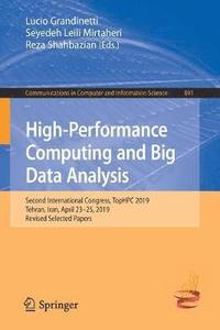 bokomslag High-Performance Computing and Big Data Analysis