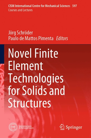 Jörg Schröder, Paulo de Mattos Pimenta - Novel Finite Element Technologies for Solids and Structures, Häftad