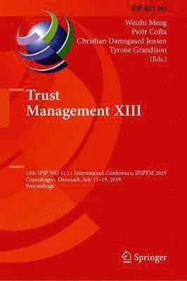 bokomslag Trust Management XIII