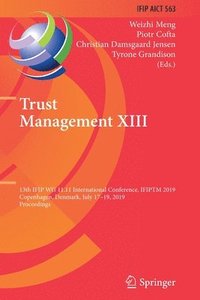bokomslag Trust Management XIII