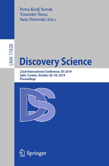 Petra Kralj Novak, Tomislav Šmuc, Sašo Džeroski - Discovery Science, Häftad