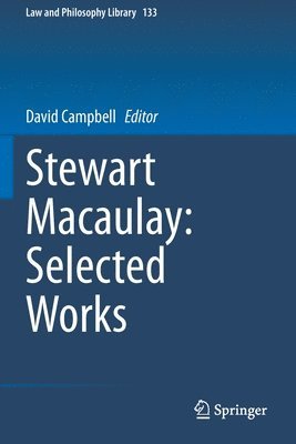 bokomslag Stewart Macaulay: Selected Works