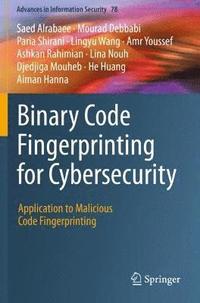 bokomslag Binary Code Fingerprinting for Cybersecurity