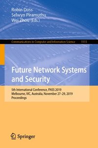 bokomslag Future Network Systems and Security