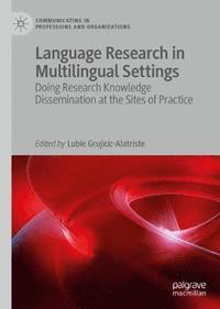 bokomslag Language Research in Multilingual Settings