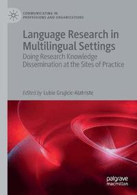 bokomslag Language Research in Multilingual Settings