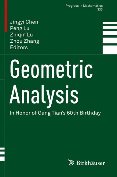 bokomslag Geometric Analysis