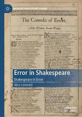 bokomslag Error in Shakespeare