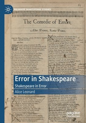 bokomslag Error in Shakespeare