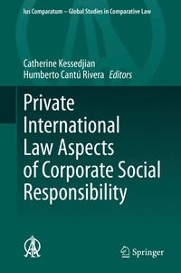 bokomslag Private International Law Aspects of Corporate Social Responsibility