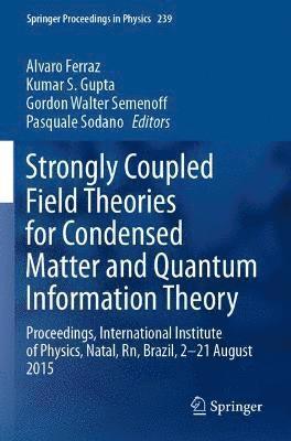 bokomslag Strongly Coupled Field Theories for Condensed Matter and Quantum Information Theory