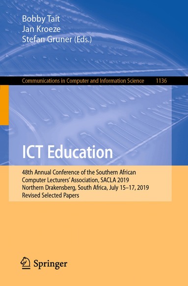 Bobby Tait, Jan Kroeze, Stefan Gruner - ICT Education, Häftad