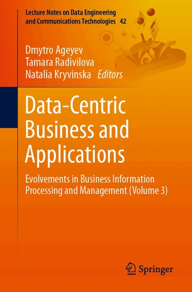 Dmytro Ageyev, Tamara Radivilova, Natalia Kryvinska - Data-Centric Business and Applications, Häftad
