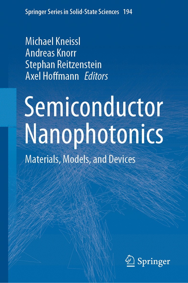 Michael Kneissl, Andreas Knorr, Stephan Reitzenstein, Axel Hoffmann - Semiconductor Nanophotonics, Inbunden
