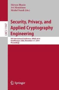 bokomslag Security, Privacy, and Applied Cryptography Engineering