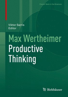 bokomslag Max Wertheimer Productive Thinking