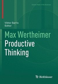 bokomslag Max Wertheimer Productive Thinking