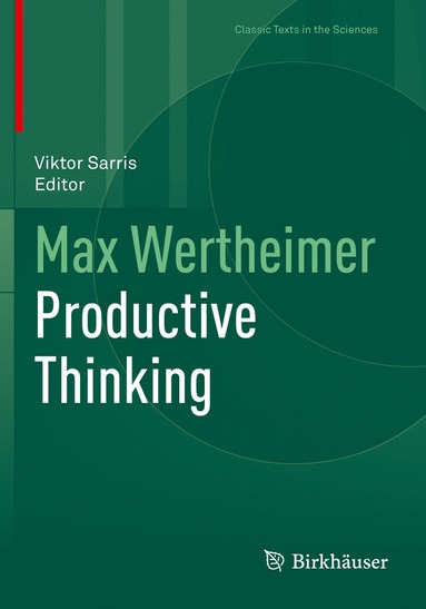 bokomslag Max Wertheimer Productive Thinking