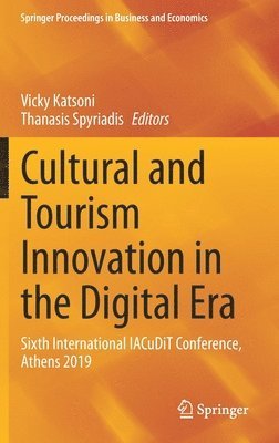 bokomslag Cultural and Tourism Innovation in the Digital Era