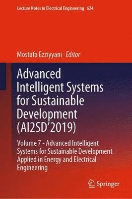 bokomslag Advanced Intelligent Systems for Sustainable Development (AI2SD'2019)
