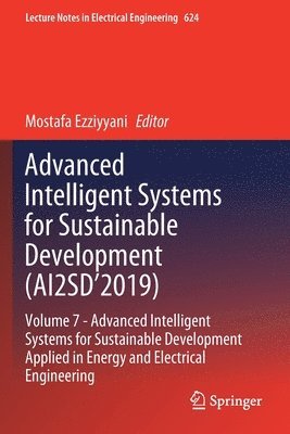 bokomslag Advanced Intelligent Systems for Sustainable Development (AI2SD2019)